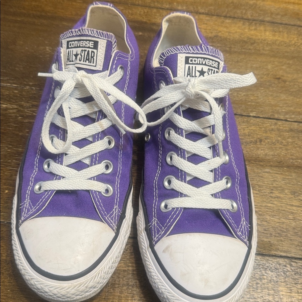 Converse All Star Purple Canvas Sneakers
